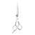 Ichiro Rose Lefty Hair Cutting Scissor - Japan Scissors