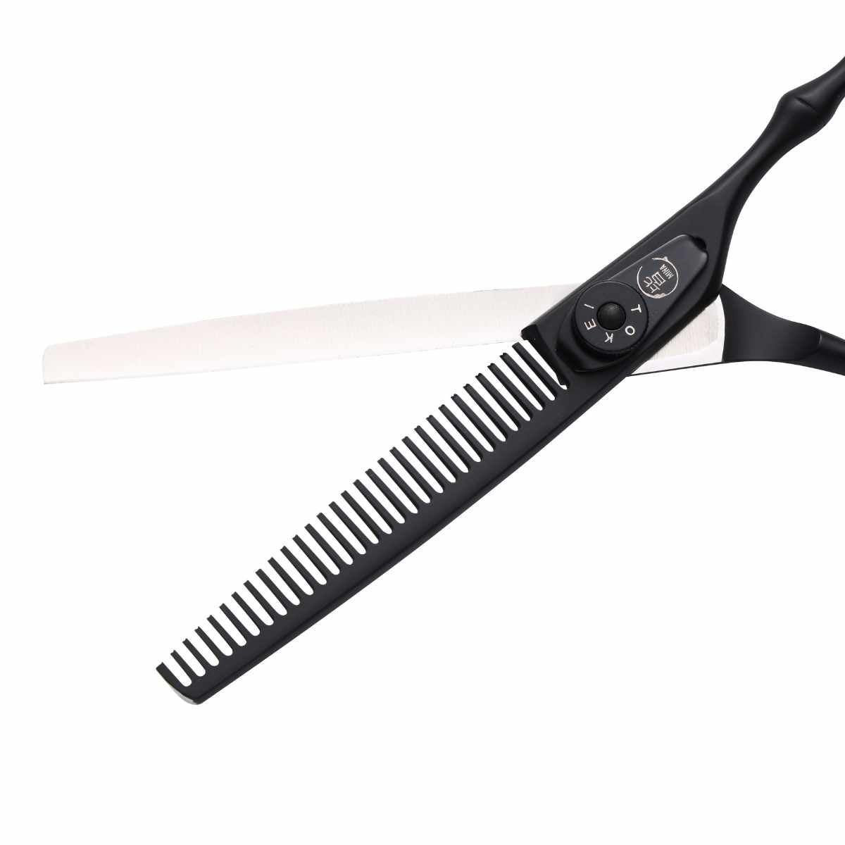 Timeless Hairdressing Matte Black Thinning Scissor - Japan Scissors