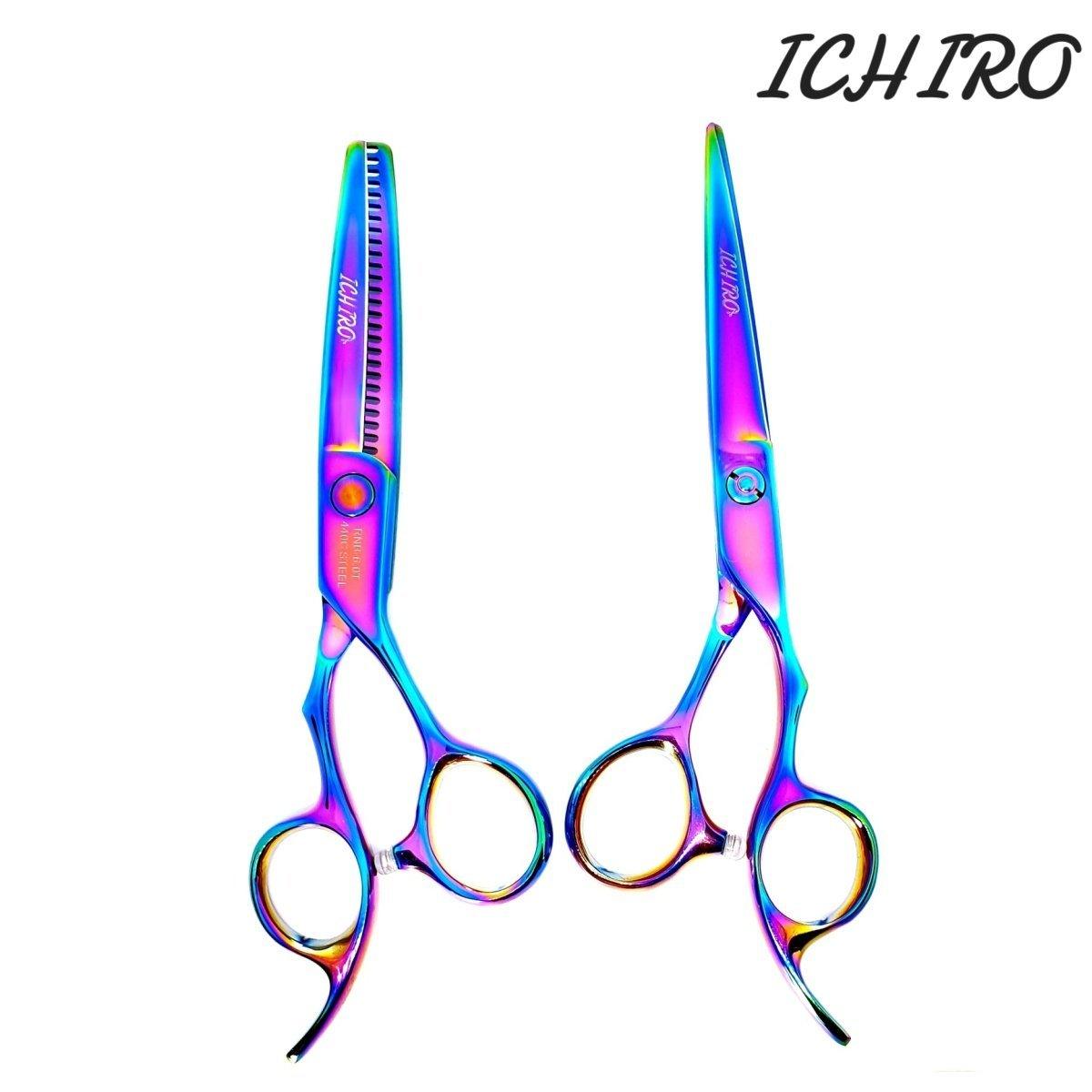 Ichiro Rainbow Cutting & Thinning Scissors Set - Japan Scissors