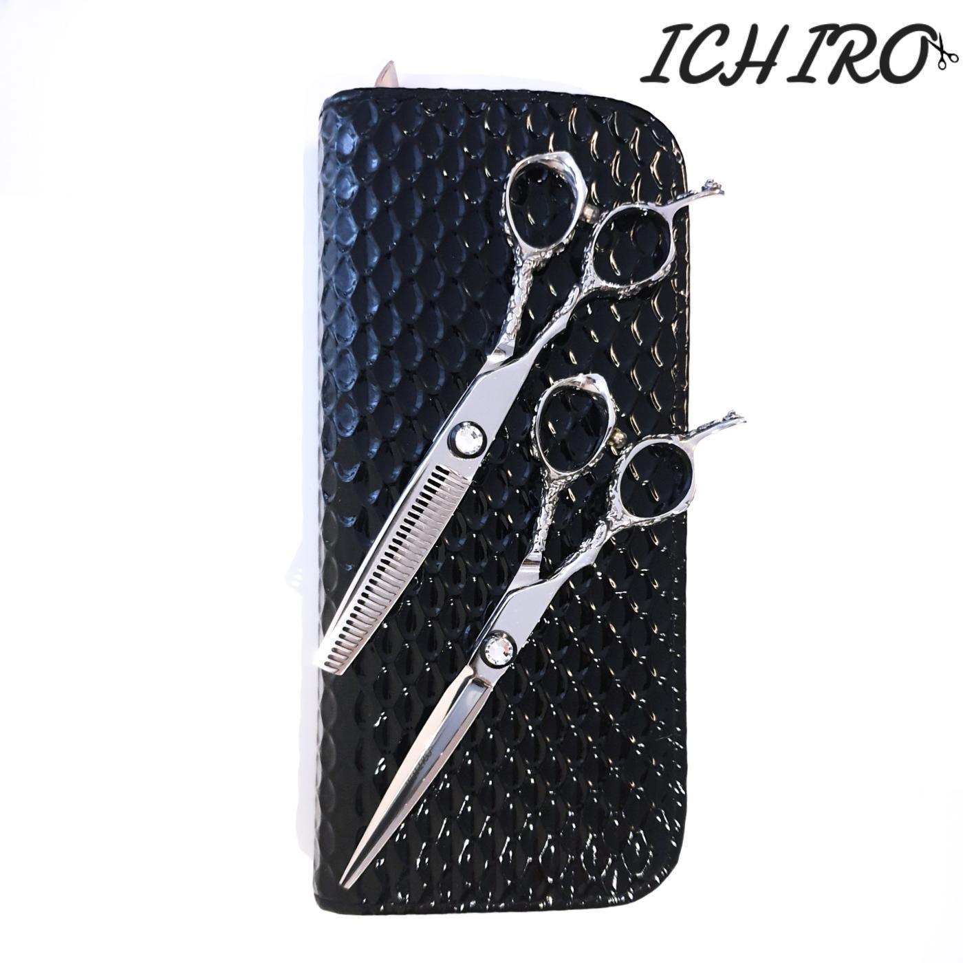 Ichiro Rose Lefty Cutting & Thinning Scissors Set - Japan Scissors