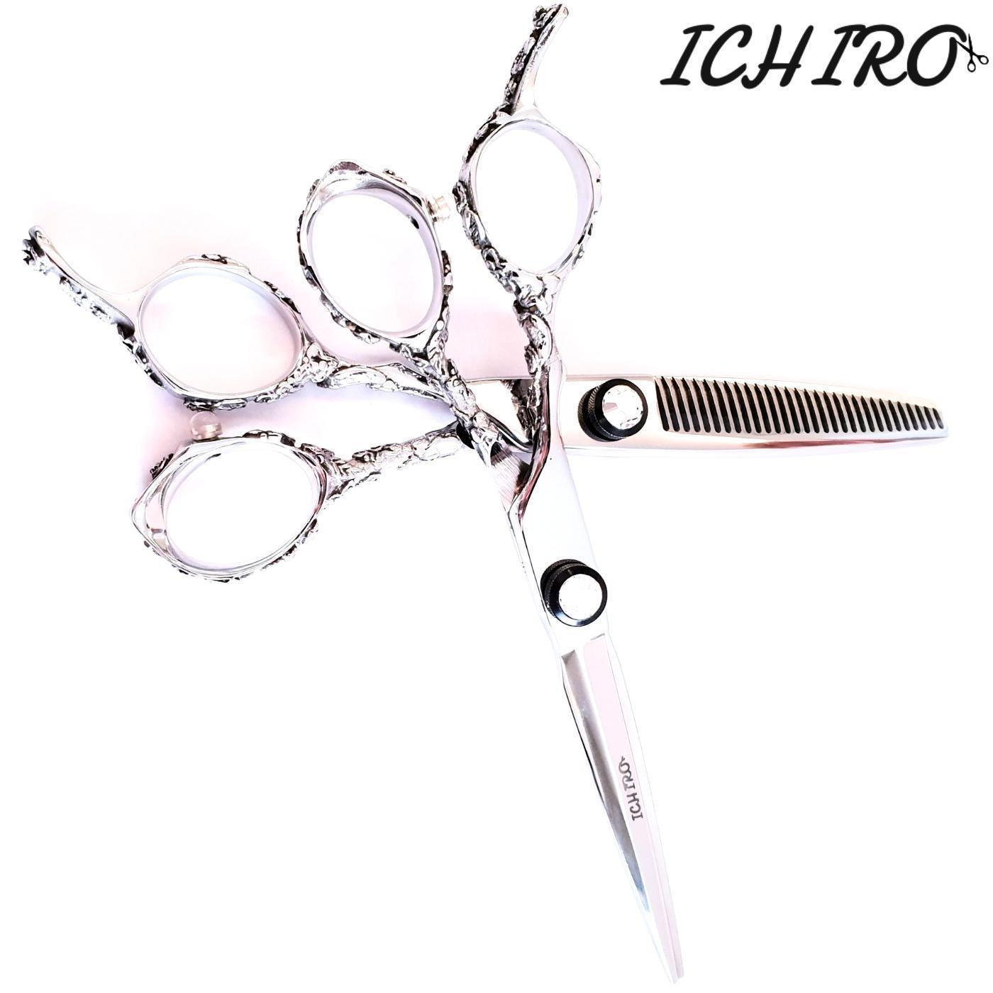 Ichiro Rose Lefty Cutting & Thinning Scissors Set - Japan Scissors