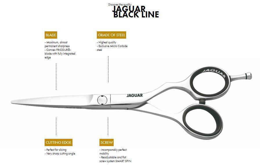 Jaguar Black Line Euro-Tech Hairdressing Scissors - Japan Scissors