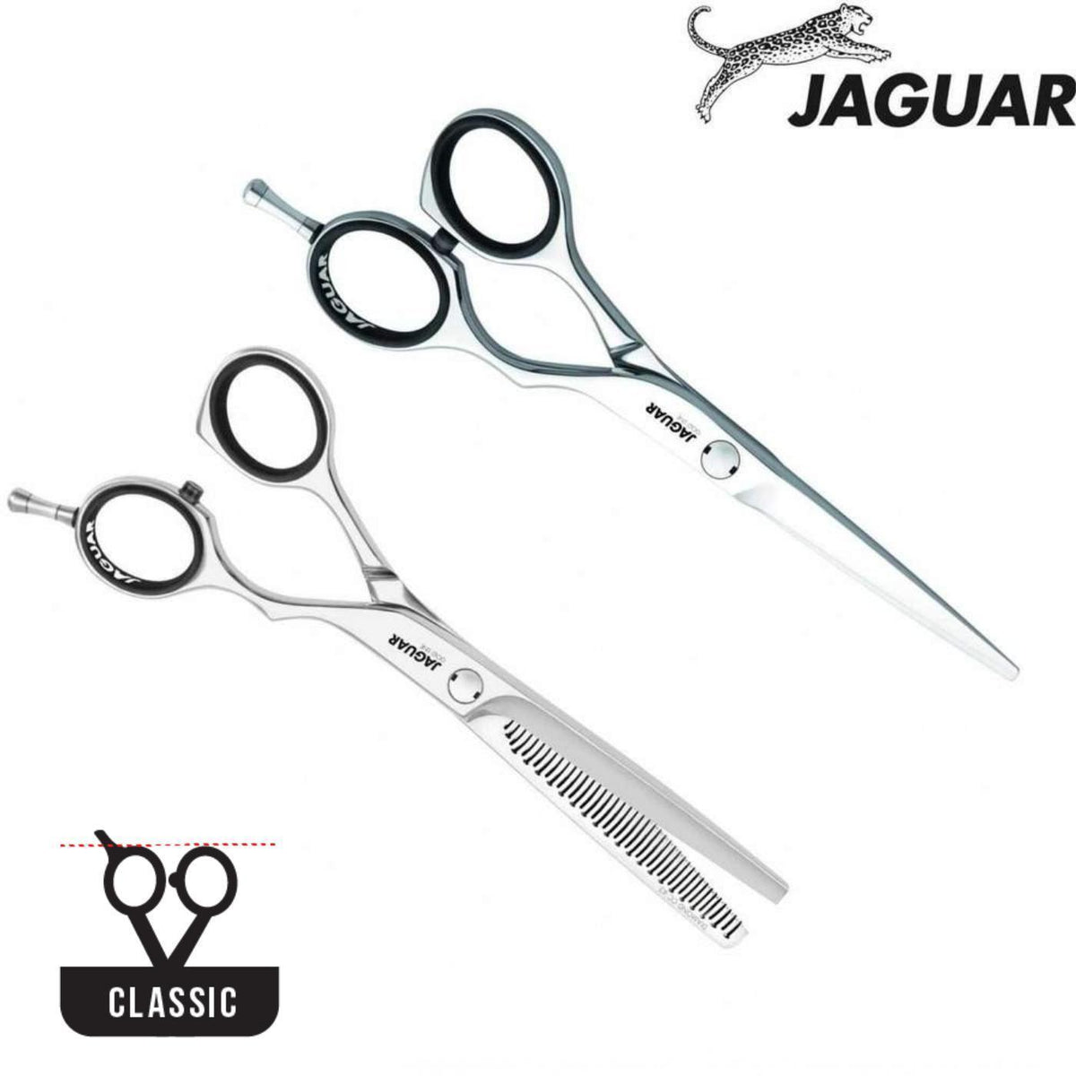 Jaguar Gold Line Diamond E Offset Cutting &amp; Thinning Set - Japan Scissors