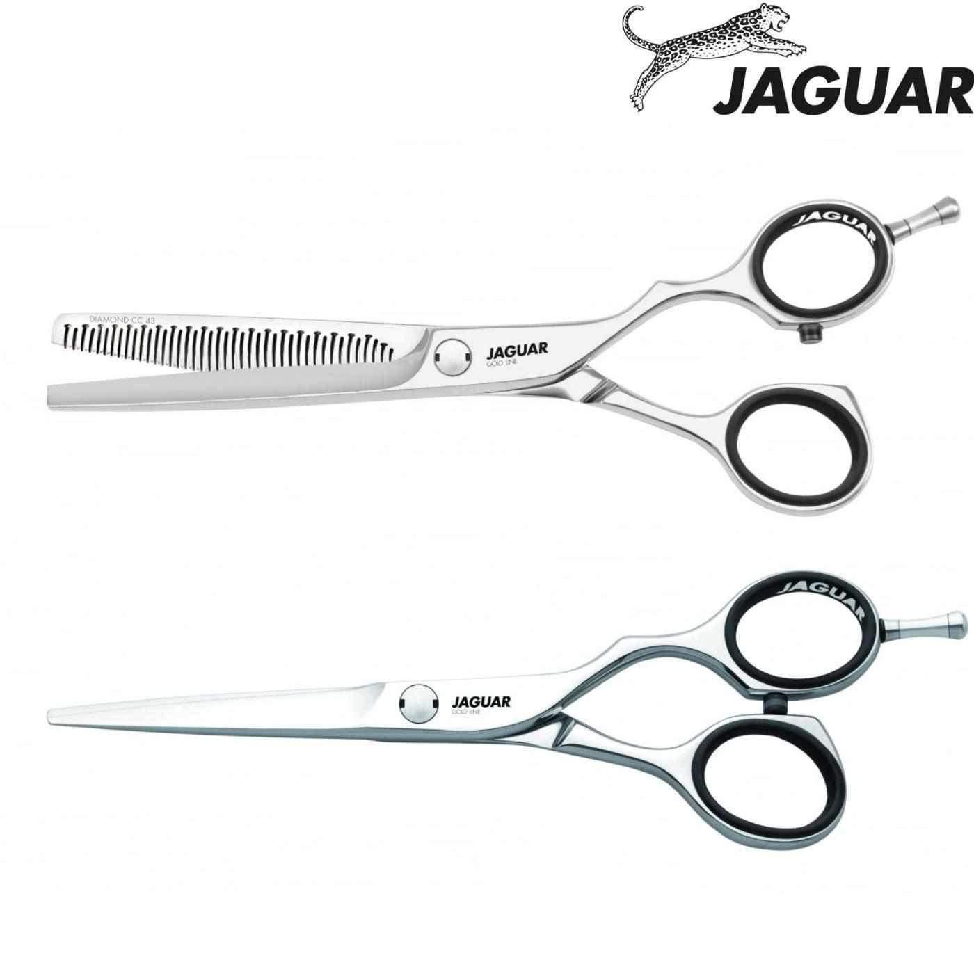 Jaguar Gold Line Diamond E Offset Cutting & Thinning Set - Japan Scissors