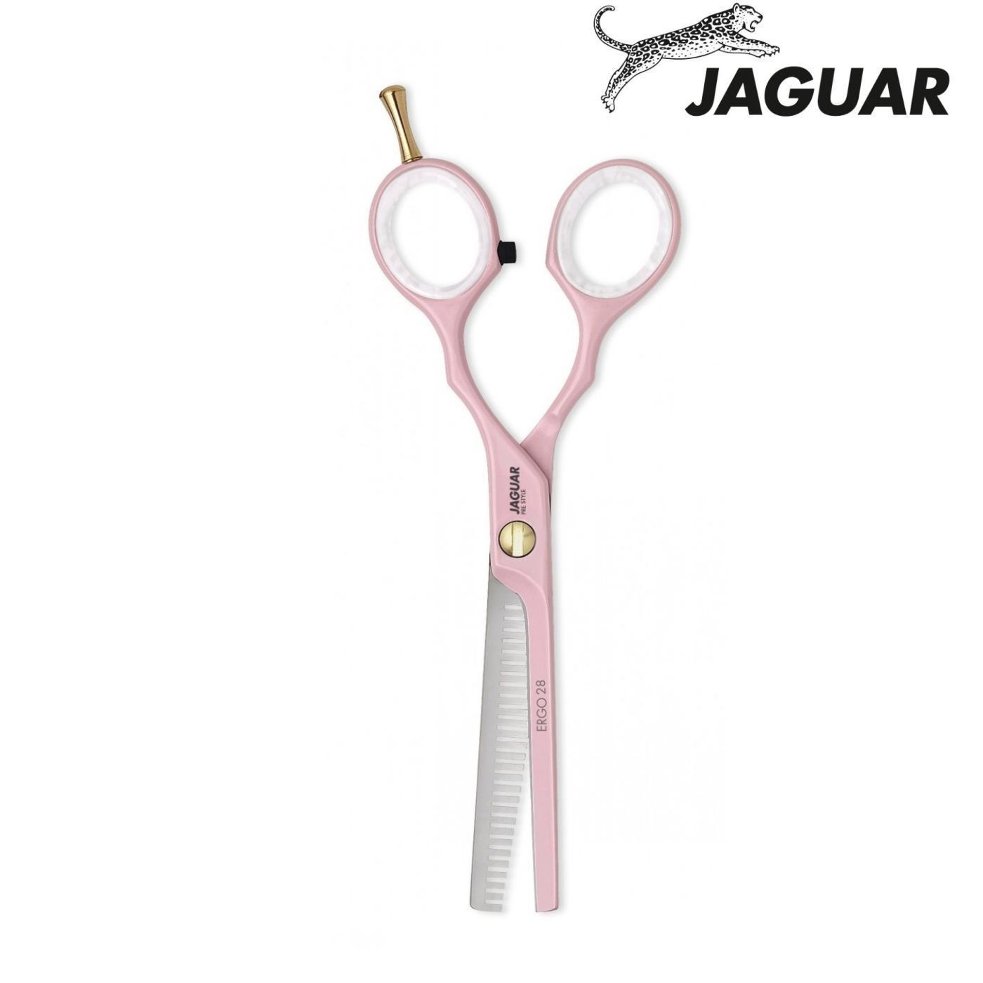 Jaguar Pink Pre Style Ergo Thinning Scissors - Japan Scissors