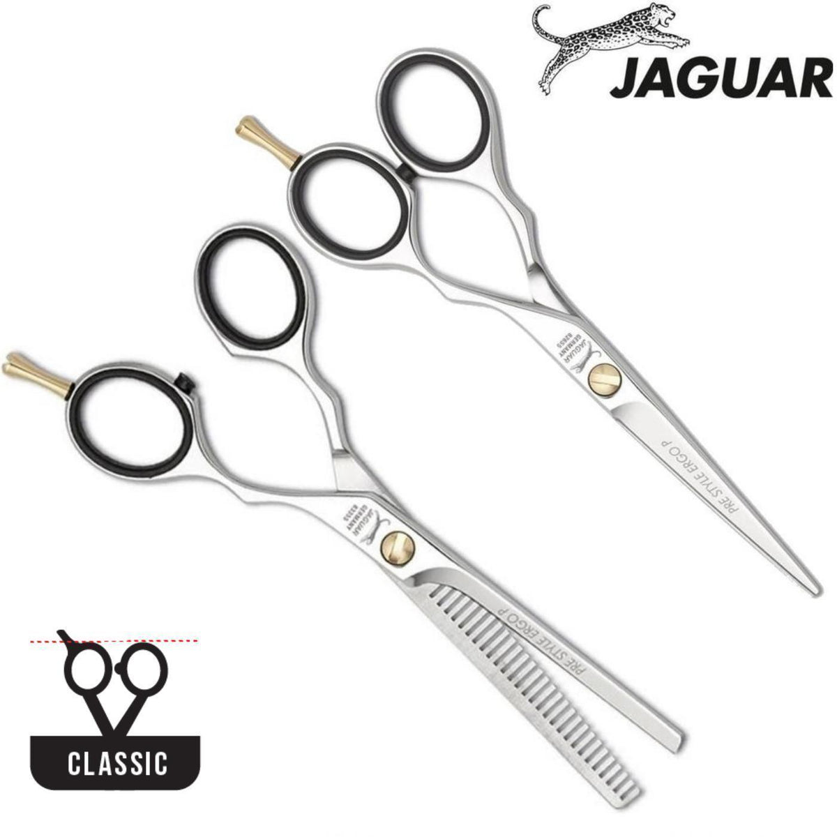 Jaguar Pre Style Ergo Hair Cutting &amp; Thinning Set - Japan Scissors