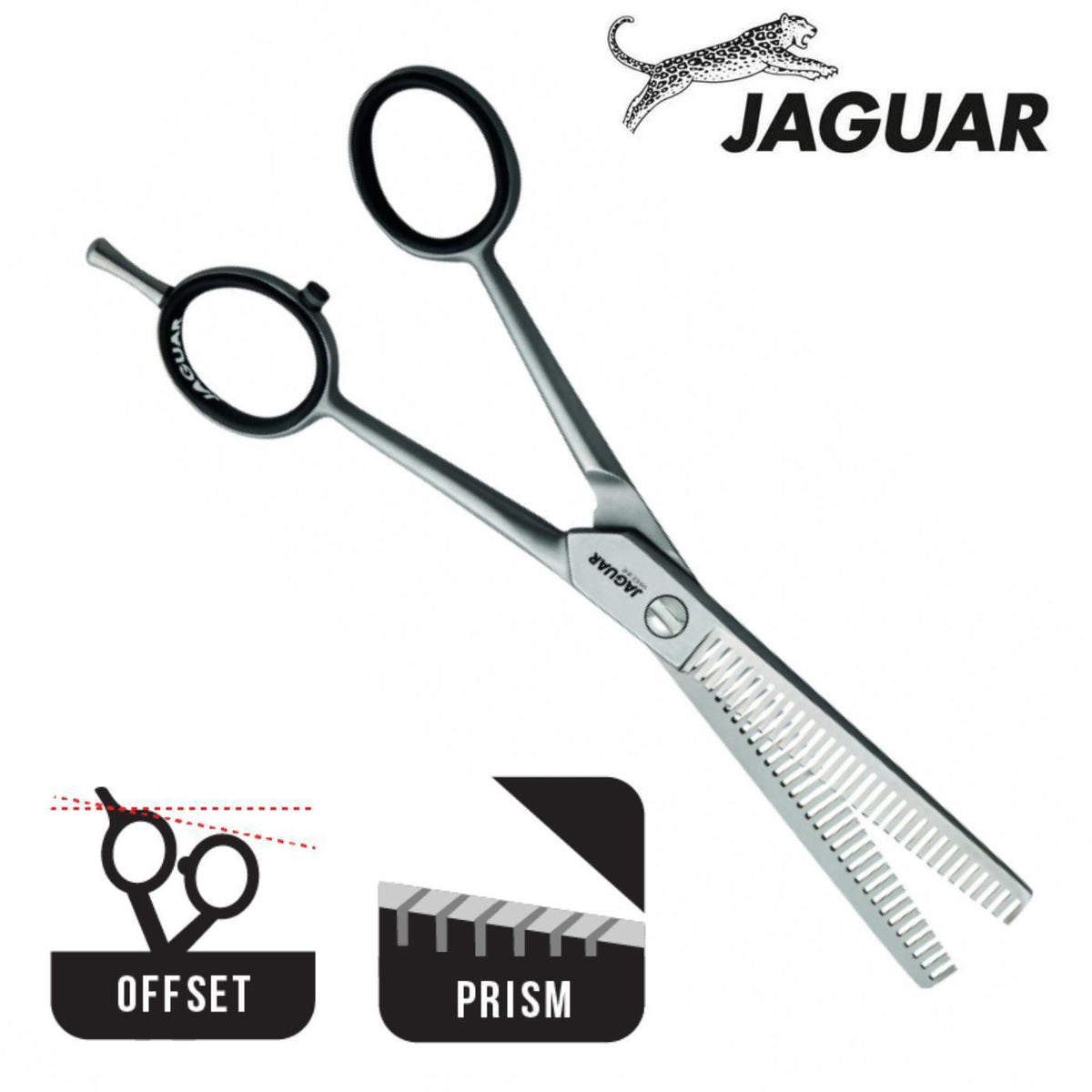 Jaguar Satin Double Sided 6.0&quot; Hair Thinning Scissors - Japan Scissors