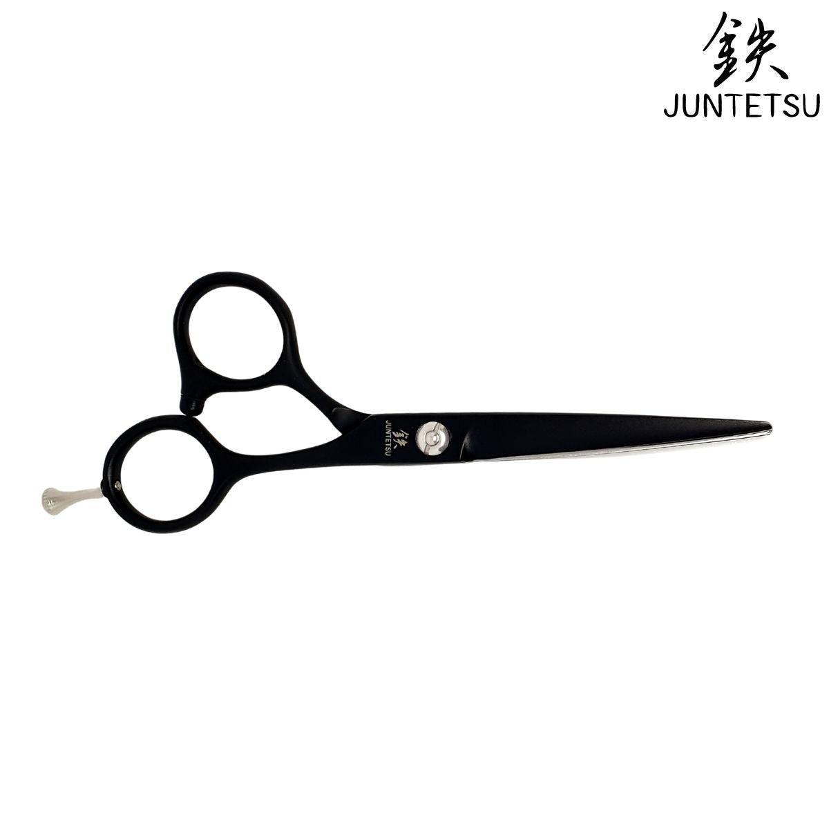 Juntetsu Matte Black Ergo Cutting Scissors - Japan Scissors