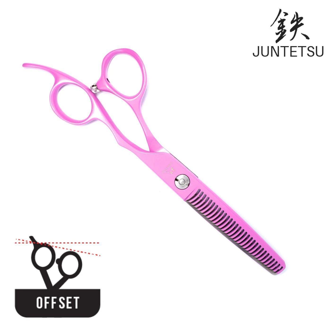 Juntetsu Pink Cutting & Thinning Scissors Set - Japan Scissors