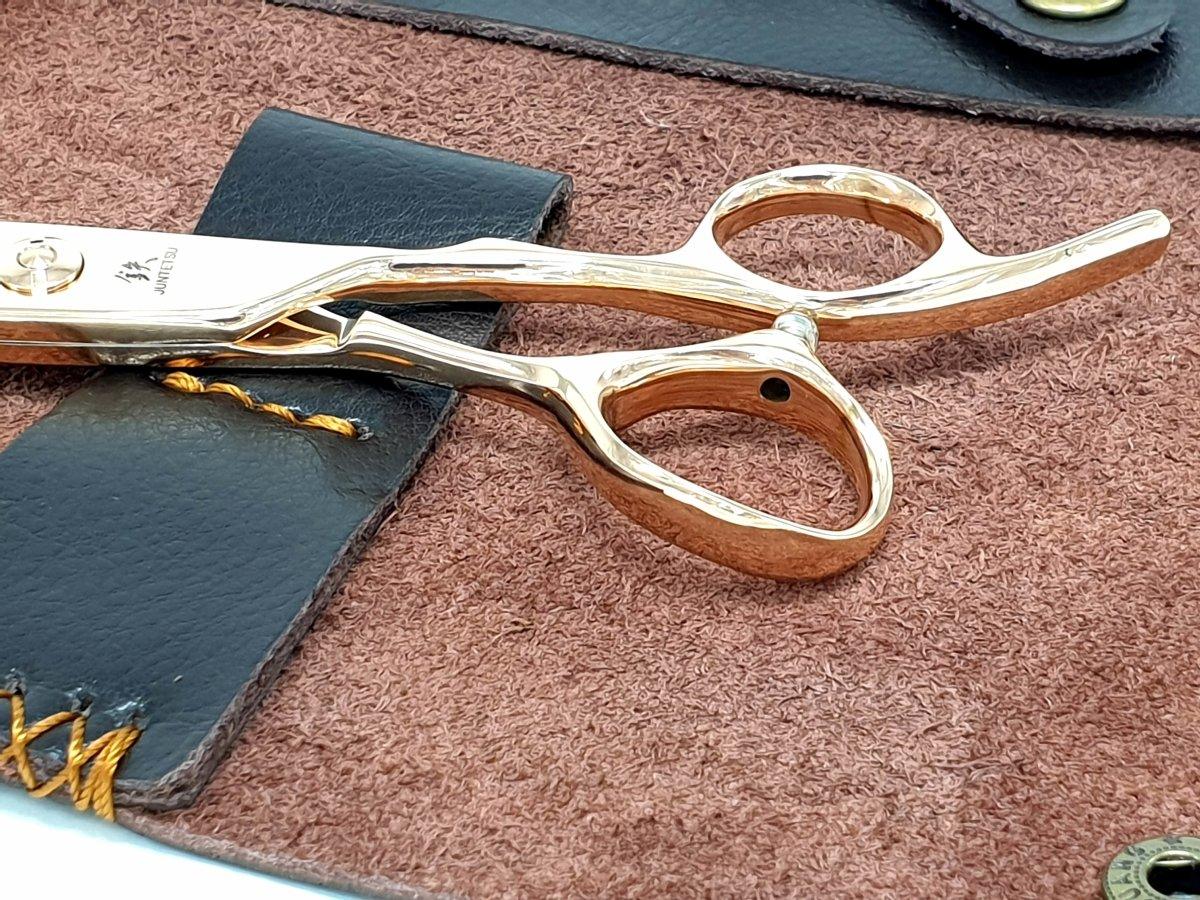 Juntetsu Rose Gold Thinning Scissors - Japan Scissors