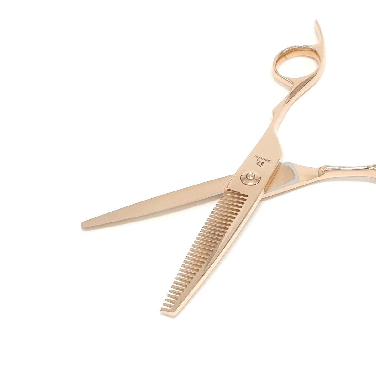 Juntetsu Rose Gold Thinning Scissors - Japan Scissors