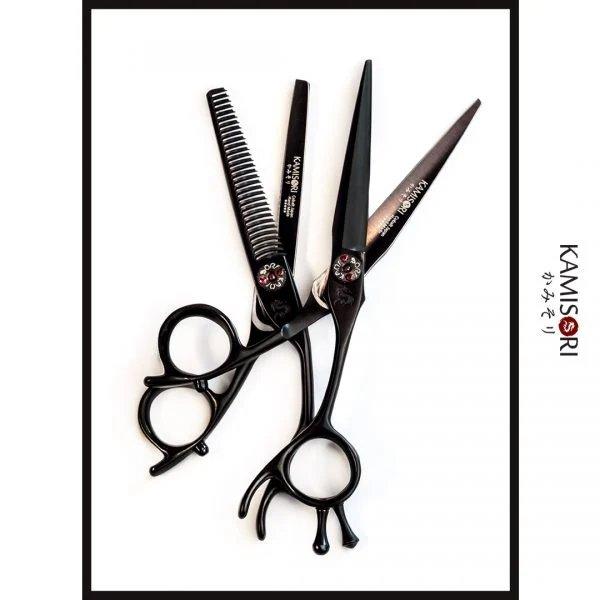 Kamisori Black Diamond III Hair Shear Set - Japan Scissors